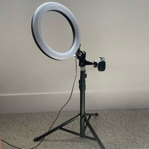 Adjustable Ring Light with Tripod Stand